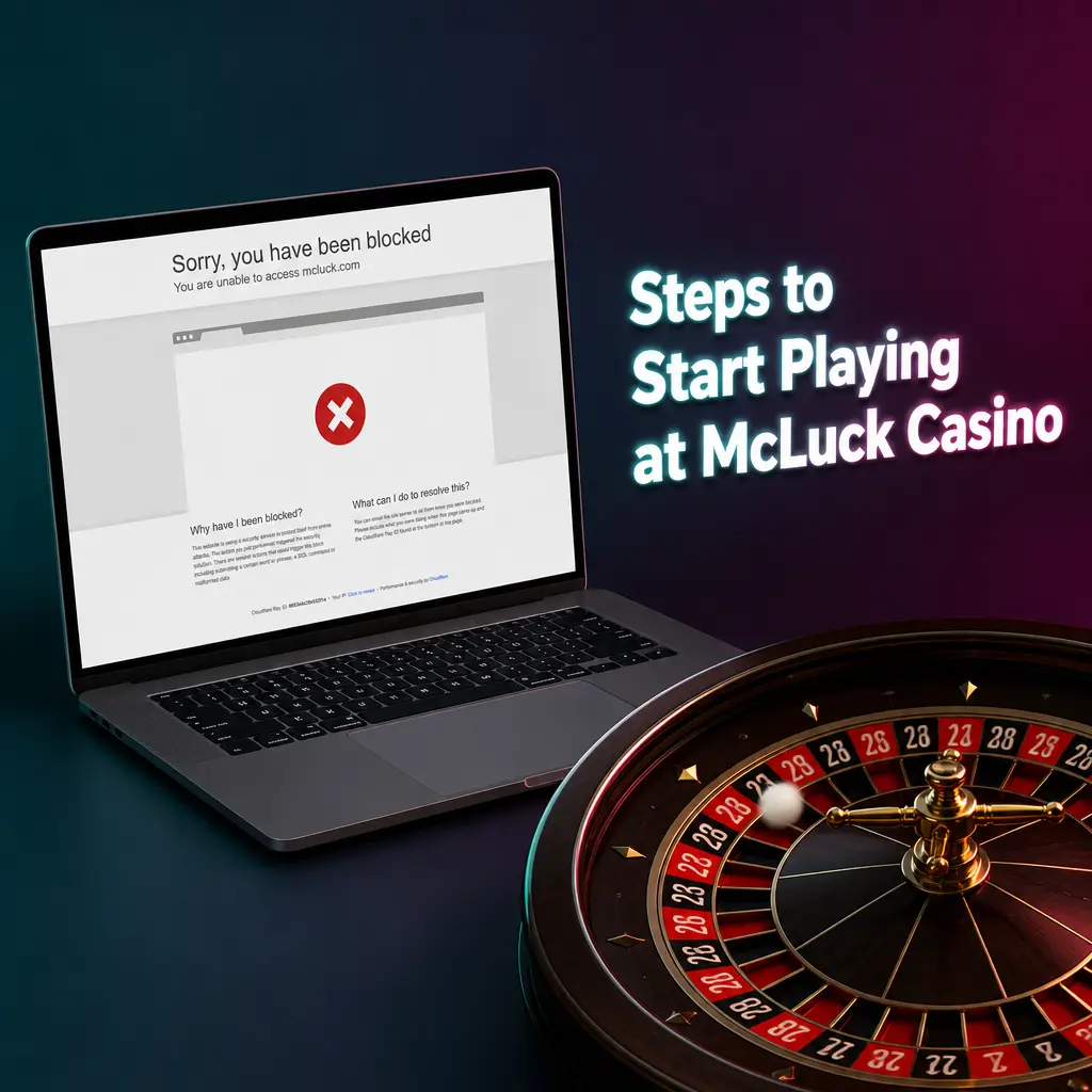 Player starting a round at McLuck Casino